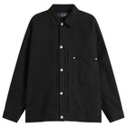 Comme des Garçons Homme Men's Washed Denim Jacket in Black