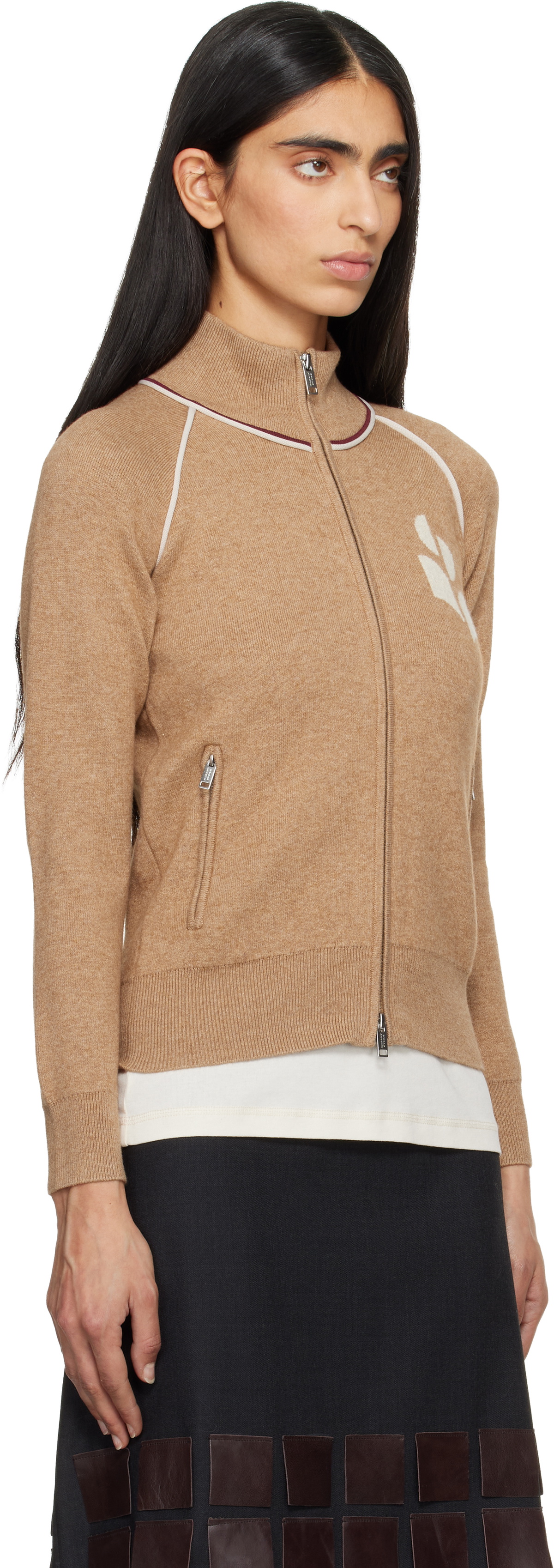 Isabel Marant Etoile Tan Lanya Cardigan Jacket
