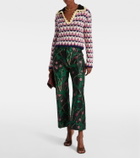 La DoubleJ Picket wool-blend polo sweater
