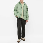 Stone Island Men's Crinkle Reps Down Jacket in Sage