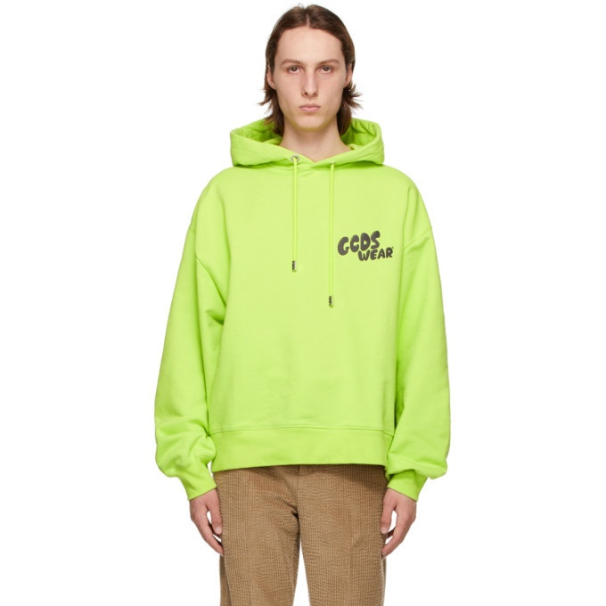 Photo: GCDS Green Rick and Morty Edition Logo Hoodie