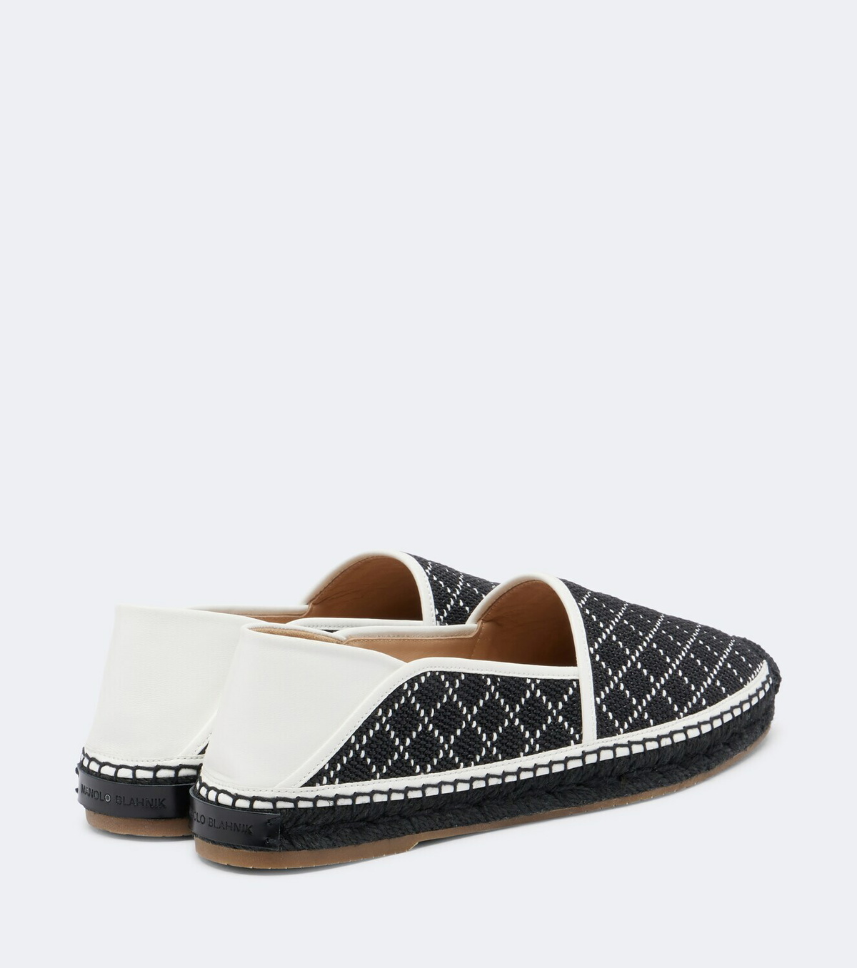 Manolo Blahnik Espadra raffia-effect espadrilles