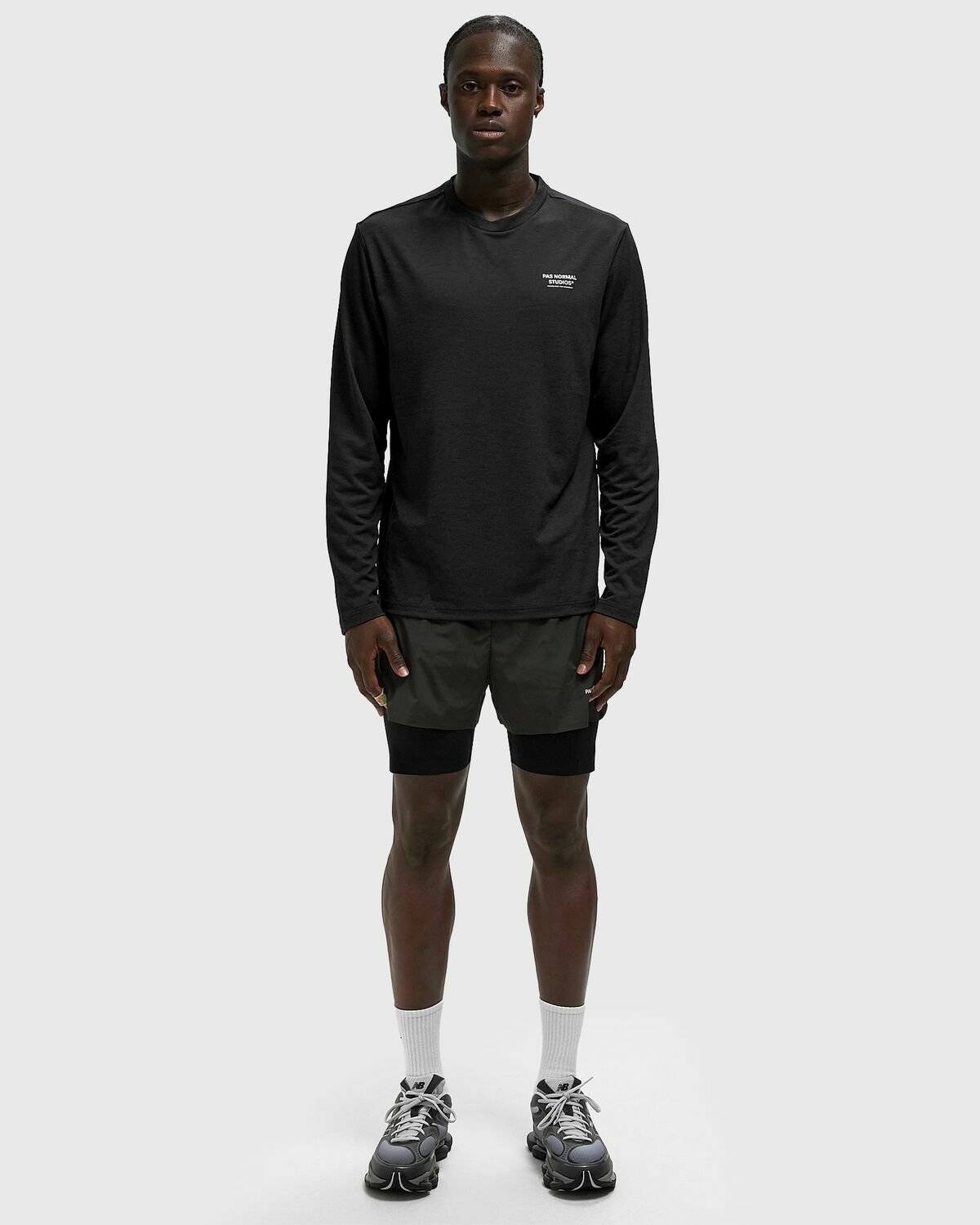 Pas Normal Studios Balance Long Sleeve Tee Black Mens Longsleefe