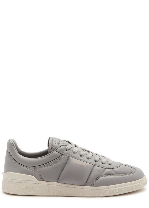 Photo: Valentino Upvillage Padded Leather Sneakers Grey