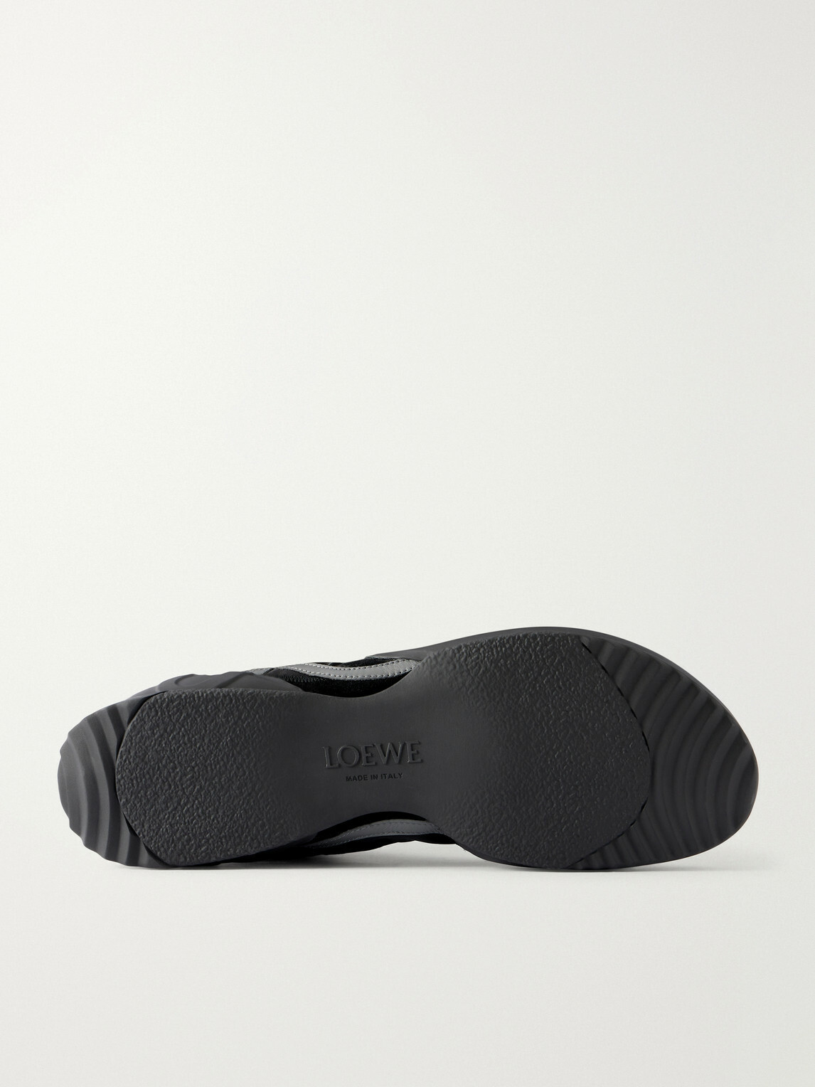 LOEWE - Grip Suede-Trimmed Nylon Sneakers - Black