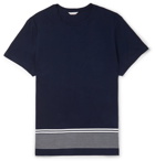 Orlebar Brown - Sammy Striped Cotton-Jersey T-Shirt - Men - Navy