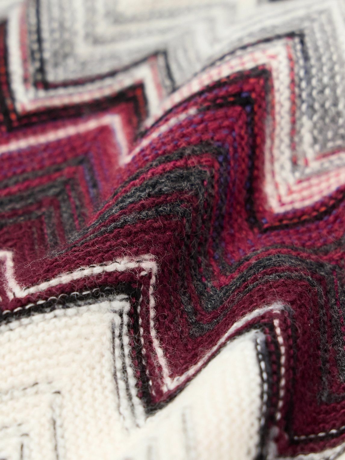 Missoni - Space-Dyed Jacquard-Knit Wool and Cotton-Blend Sweater - Neutrals