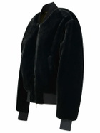 Moose Knuckles jet Green Polyester Bomber Jacket