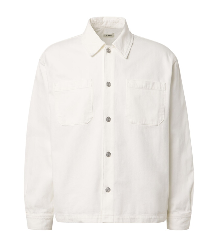 Photo: Frame Cotton-blend overshirt