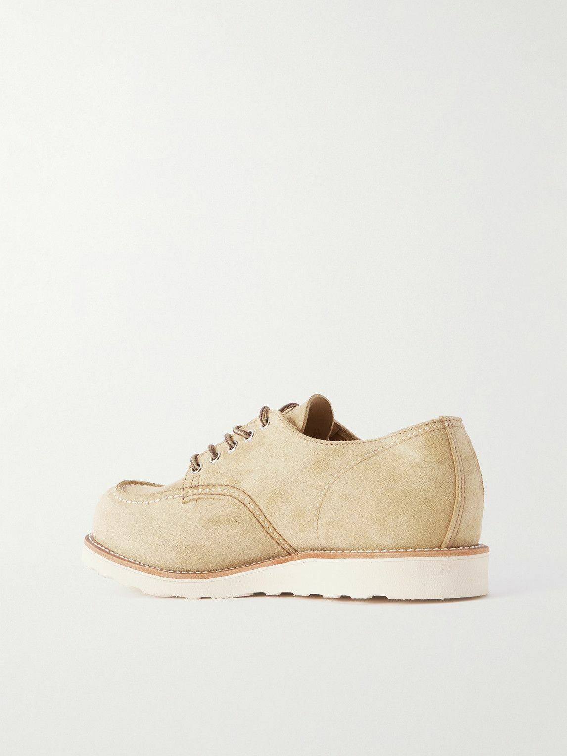 Red Wing Shoes - 8079 Shop Moc Oxford Suede Derby Shoes - Neutrals