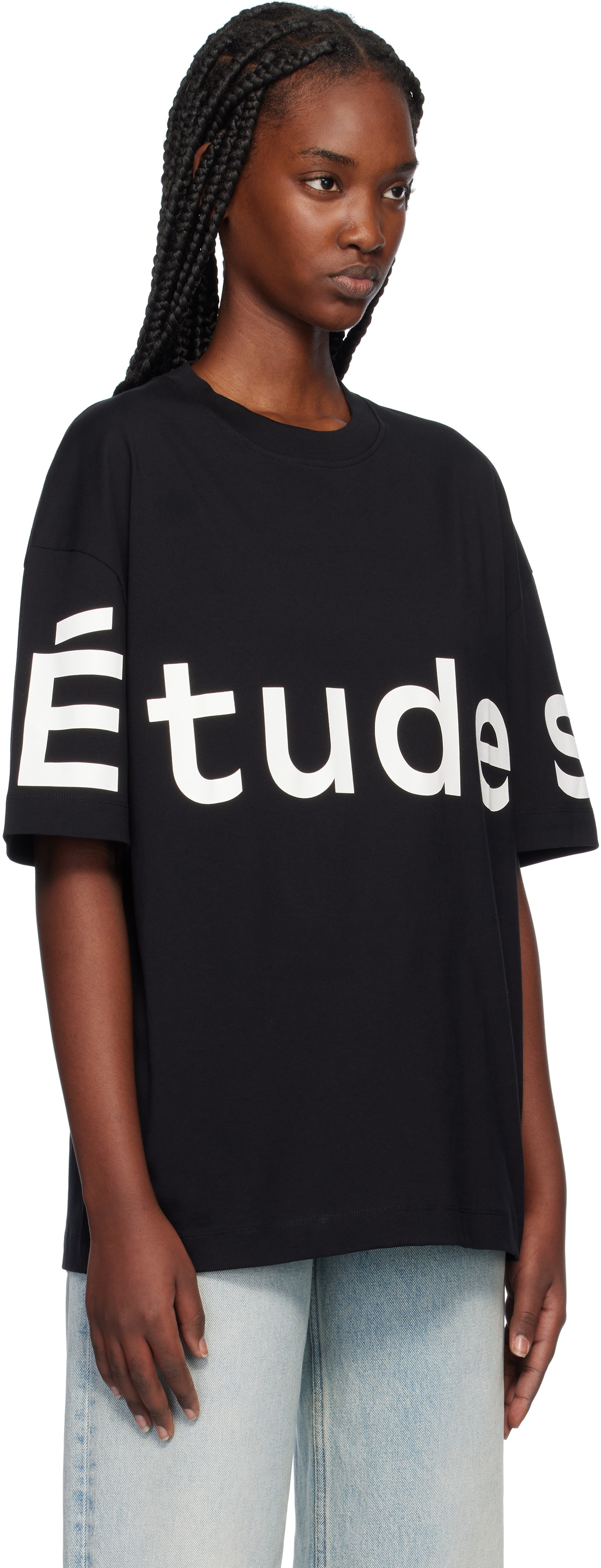 Études Black Big 'Études' Relax T-shirt