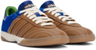 Wales Bonner Brown & Blue adidas Originals Edition Pony Samba Millennium Sneakers