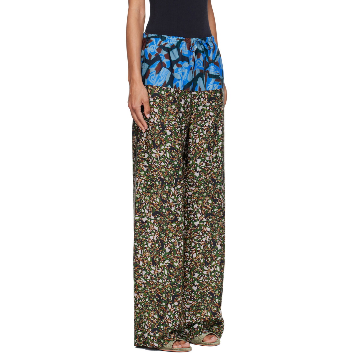 Dries Van Noten Multicolor Purvis Long Lounge Pants