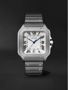 Cartier - Santos de Cartier Large Automatic 47.5mm Titanium and Alligator Watch, Ref. No. CRWSSA0089
