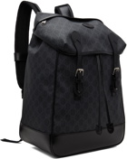 Gucci Black Interlocking G Backpack
