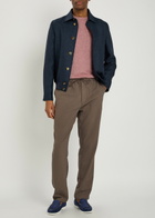 Brunello Cucinelli Linen and Cotton-blend T-shirt Coral