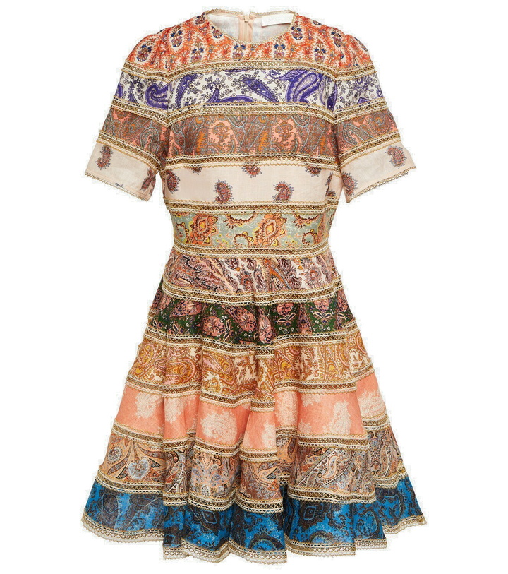 Photo: Zimmermann Devi Spliced printed minidress