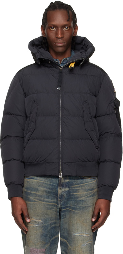 Photo: Parajumpers Black Wilmont Hooded Down Jacket