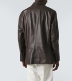 Brunello Cucinelli Leather blazer