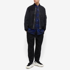 Noma t.d. Men's Ombre Plaid Shirt in Navy/Black