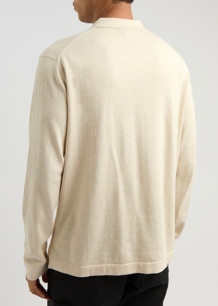 Paige Knitted Cotton Shirt Cream
