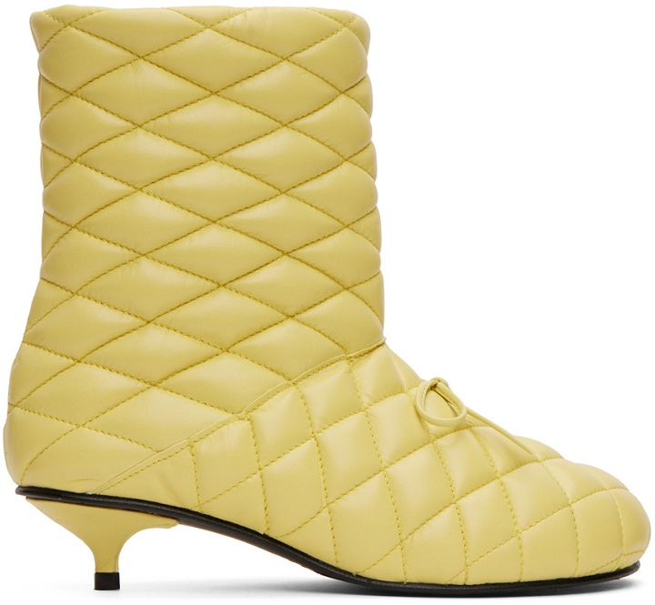 Photo: Abra Yellow Quilted Boots