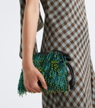 Loewe Flamenco Mimosa Mini leather clutch
