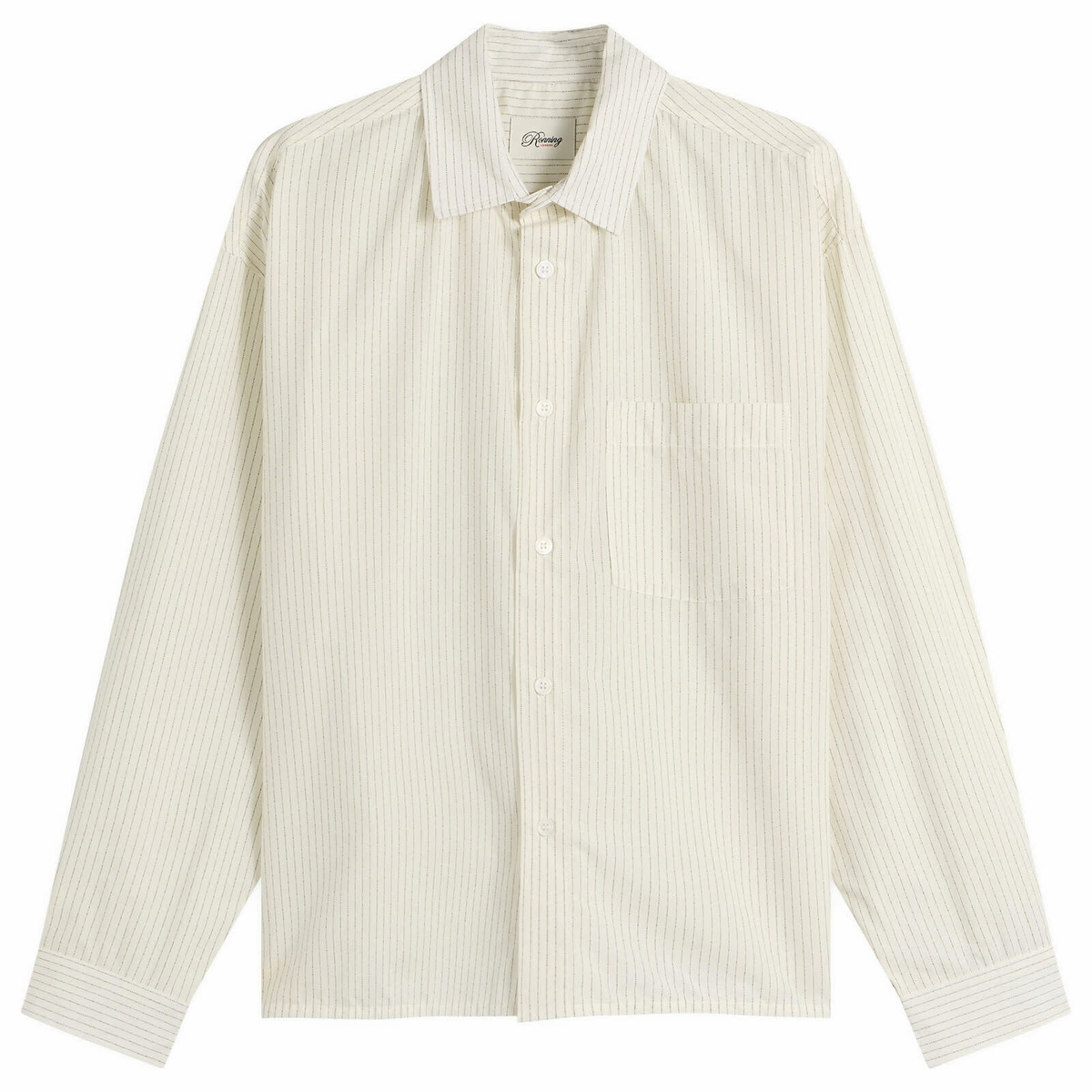 Ronning Men's Everyday Shirt in Cream Stripe