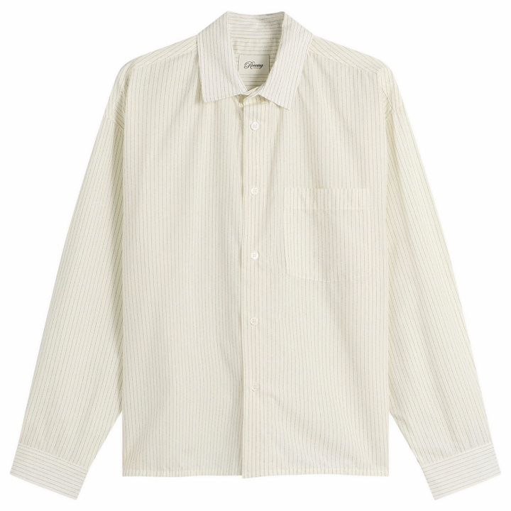 Photo: Ronning Men's Everyday Shirt in Cream Stripe