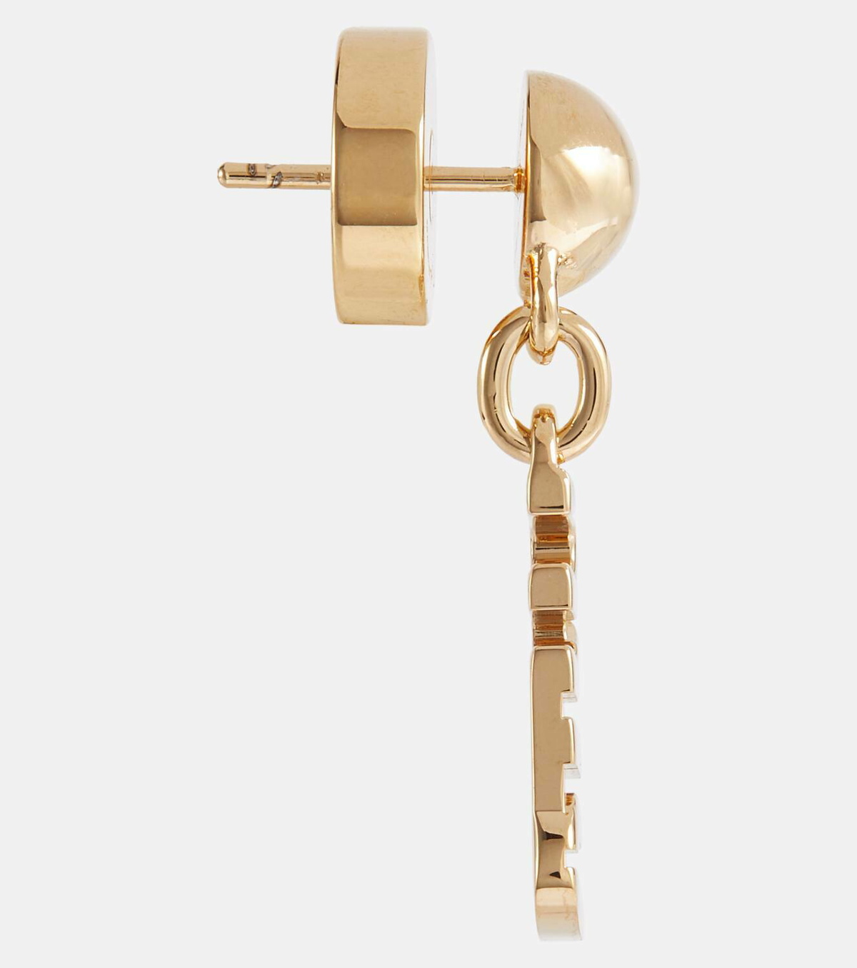 Miu Miu Logo drop earrings