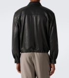 Saint Laurent Leather blouson jacket