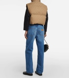 Gucci GG canvas puffer vest