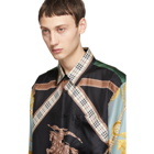 Burberry Multicolor Scarf Print Shirt