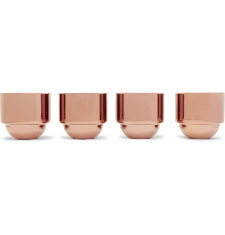 Photo: Tom Dixon - Brew Set of Four Copper-Plated Espresso Cups - Men - Copper