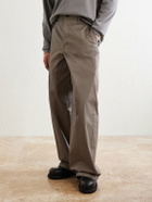 Rick Owens - Wide-Leg Cotton-Blend Canvas Trousers - Neutrals