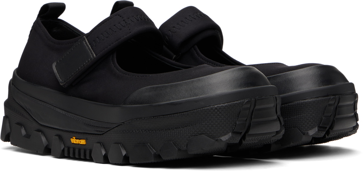 日本未入荷 Mary Vibram Black AMOMENTO Jane AMOMENTO Flats Ballerina 靴