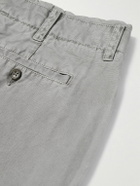 James Perse - Straight-Leg Cotton-Canvas Trousers - Gray
