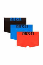Diesel Three-pack boxer briefs in stretch cotton - Trunks Mens in Multicolor