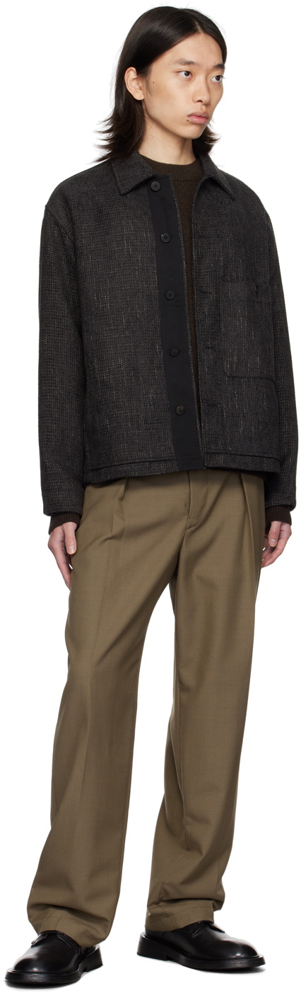 LE17SEPTEMBRE Brown Crewneck Sweater