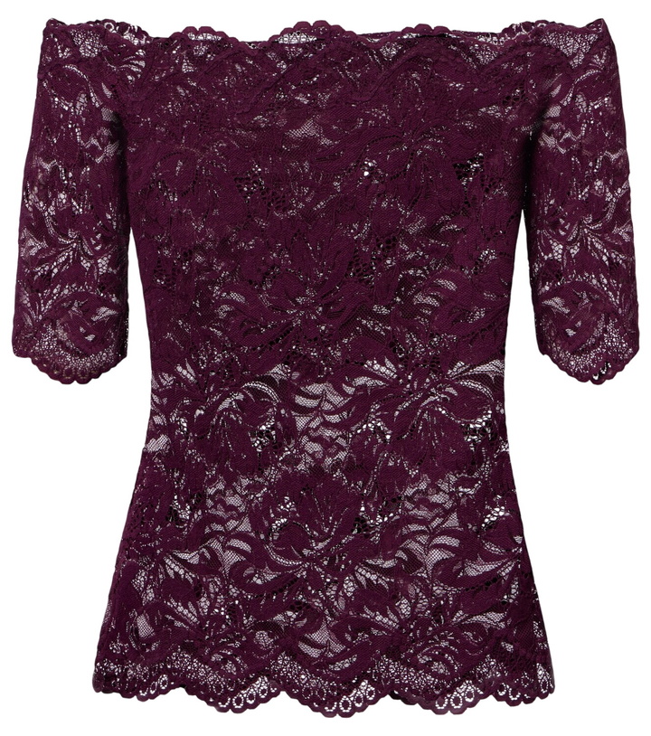 Photo: Rabanne Off-shoulder lace top