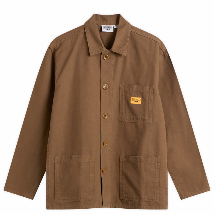 Photo: Service Works Men's Canvas Chore Shirt in Bark