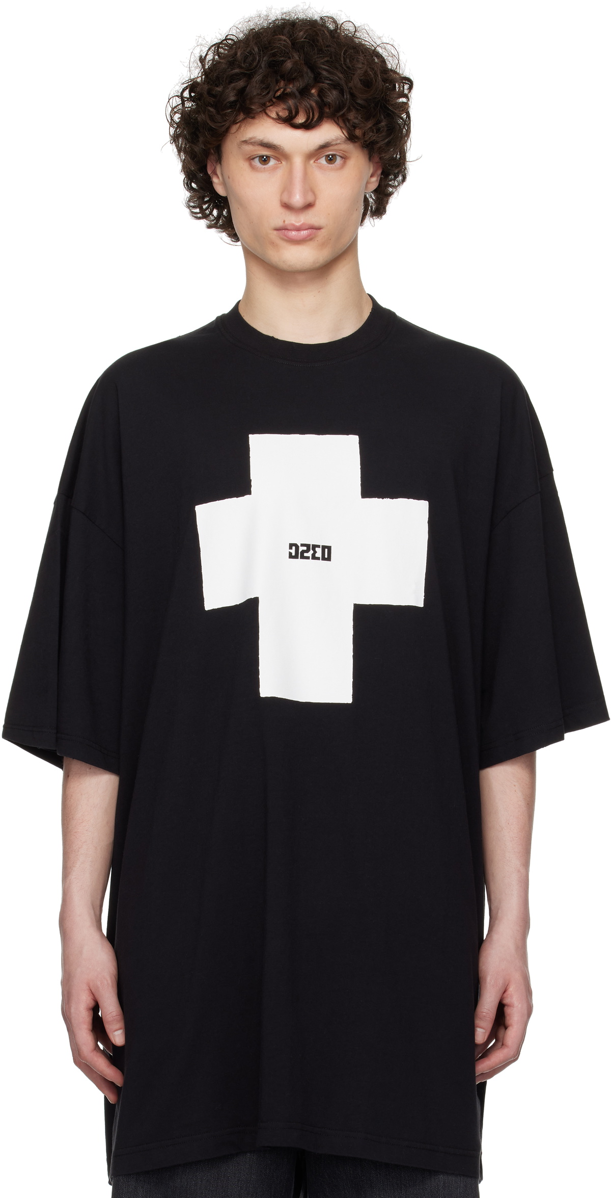032c Black Taped T-Shirt 032c