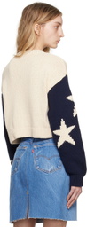 Re/Done Off-White 50s Classic Sweater