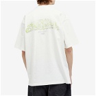 Balenciaga Men's Offshore Vintage T-Shirt in White/Green