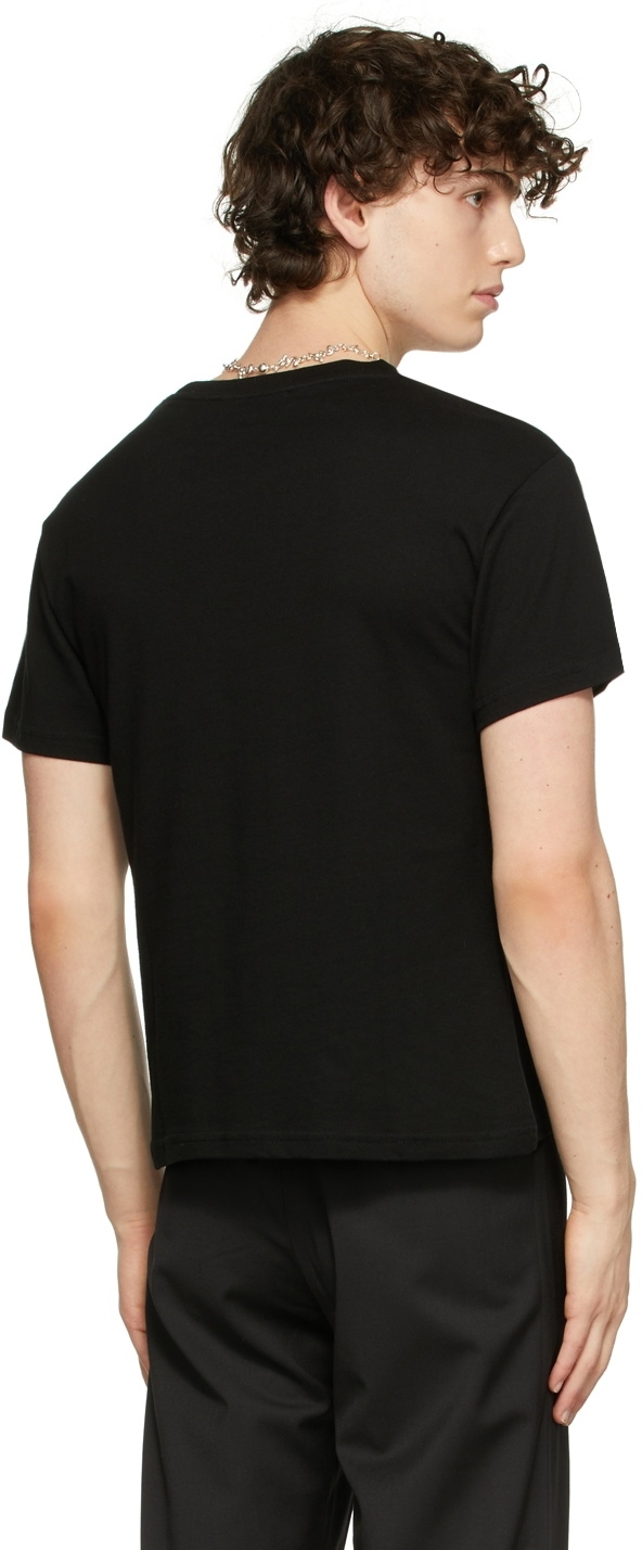 Ludovic de Saint Sernin Black Crystal Logo T-Shirt