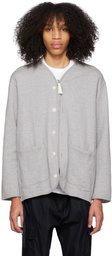 Comme des Garçons Homme Gray Zip Cardigan