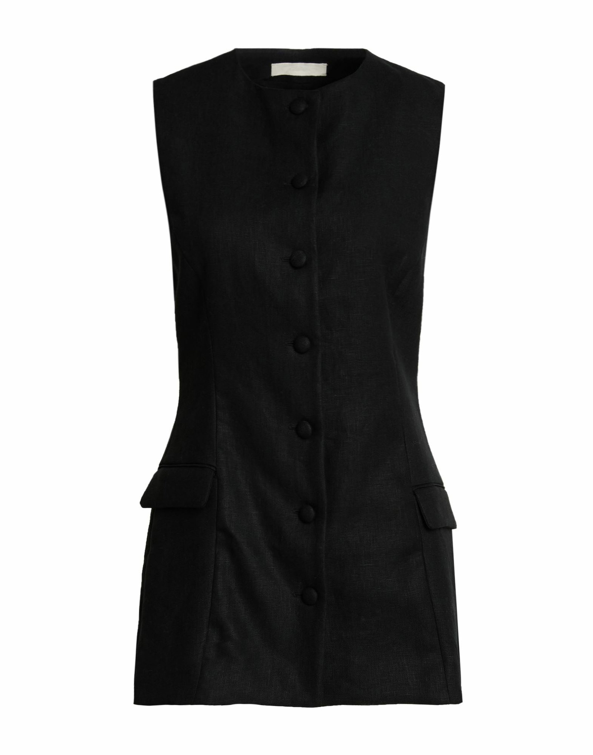 Faithfull Womens Tailored Vest in Black
