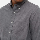Gitman Vintage Men's Button Down Classic Flannel Shirt in Grey