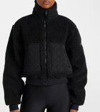 Alo Yoga Edge fleece bomber jacket