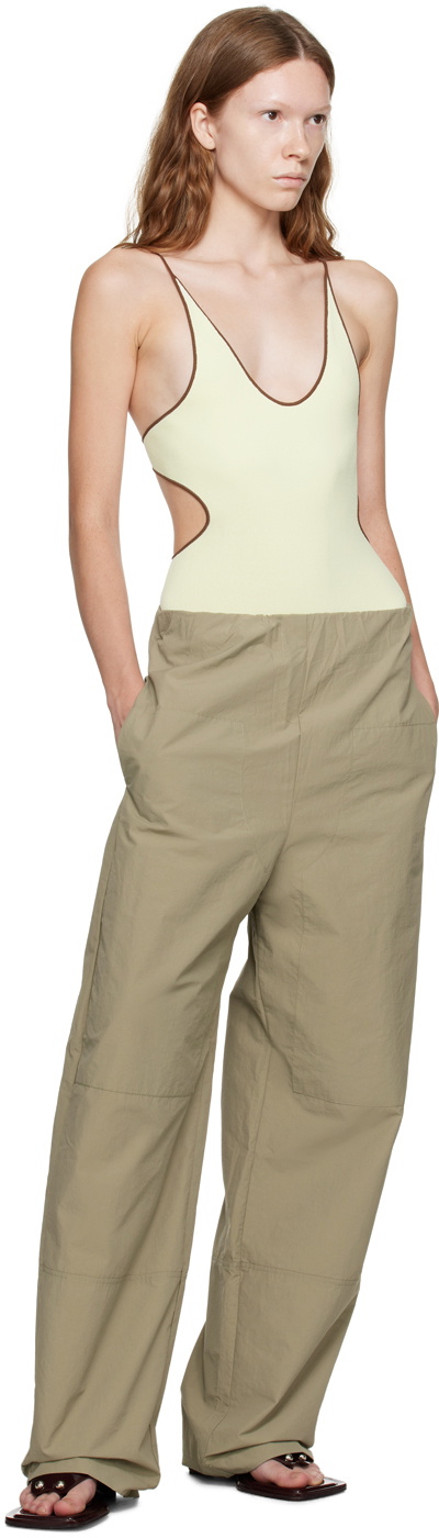 Paris Georgia Khaki Cocoon Track Pants